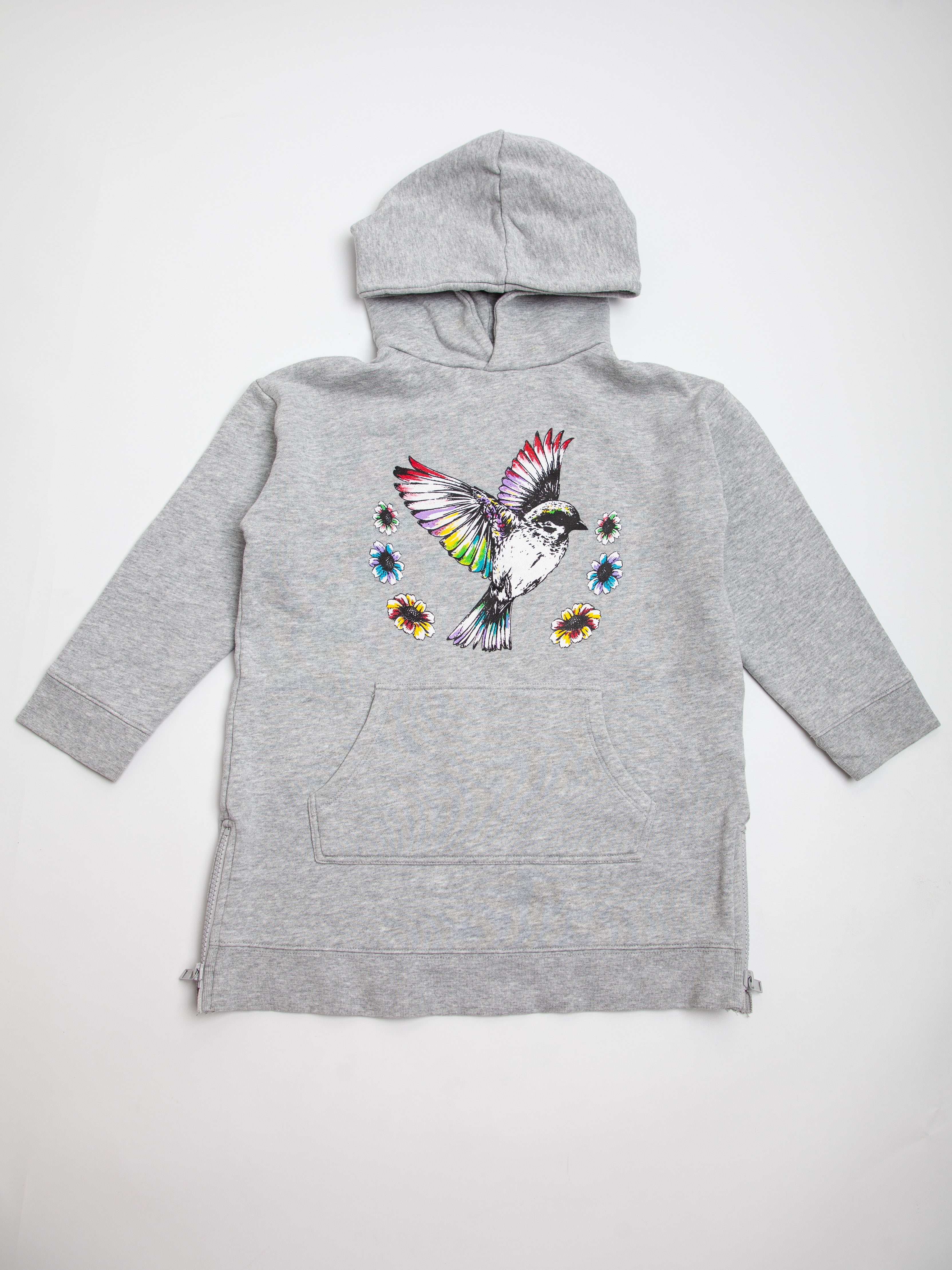 Good Stella McCartney Kids Gray Cotton Hoodie Size 8 with Motif