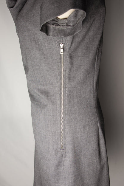 Moschino Gray Cashmere Wool Dress Size M - Good Condition
