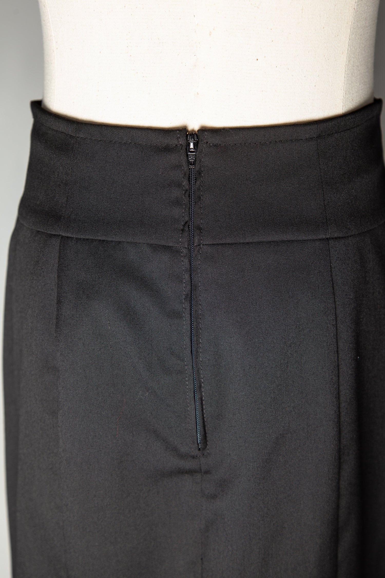 Excellent United Colors of Benetton Black Cotton Pencil Skirt M