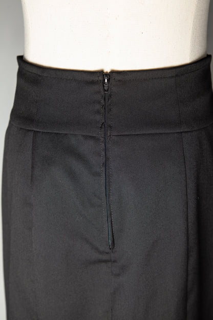 Excellent United Colors of Benetton Black Cotton Pencil Skirt M