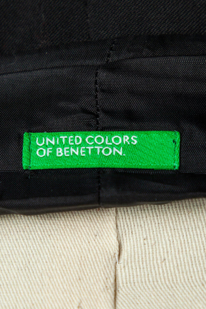 Excellent United Colors of Benetton Black Cotton Pencil Skirt M