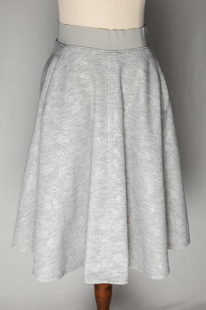 Good Barneys Newyork Gray A-Line Skirt Polyester Size XXS