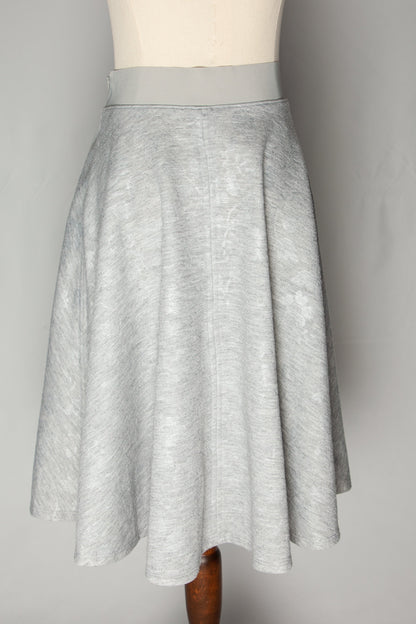 Good Barneys Newyork Gray A-Line Skirt Polyester Size XXS