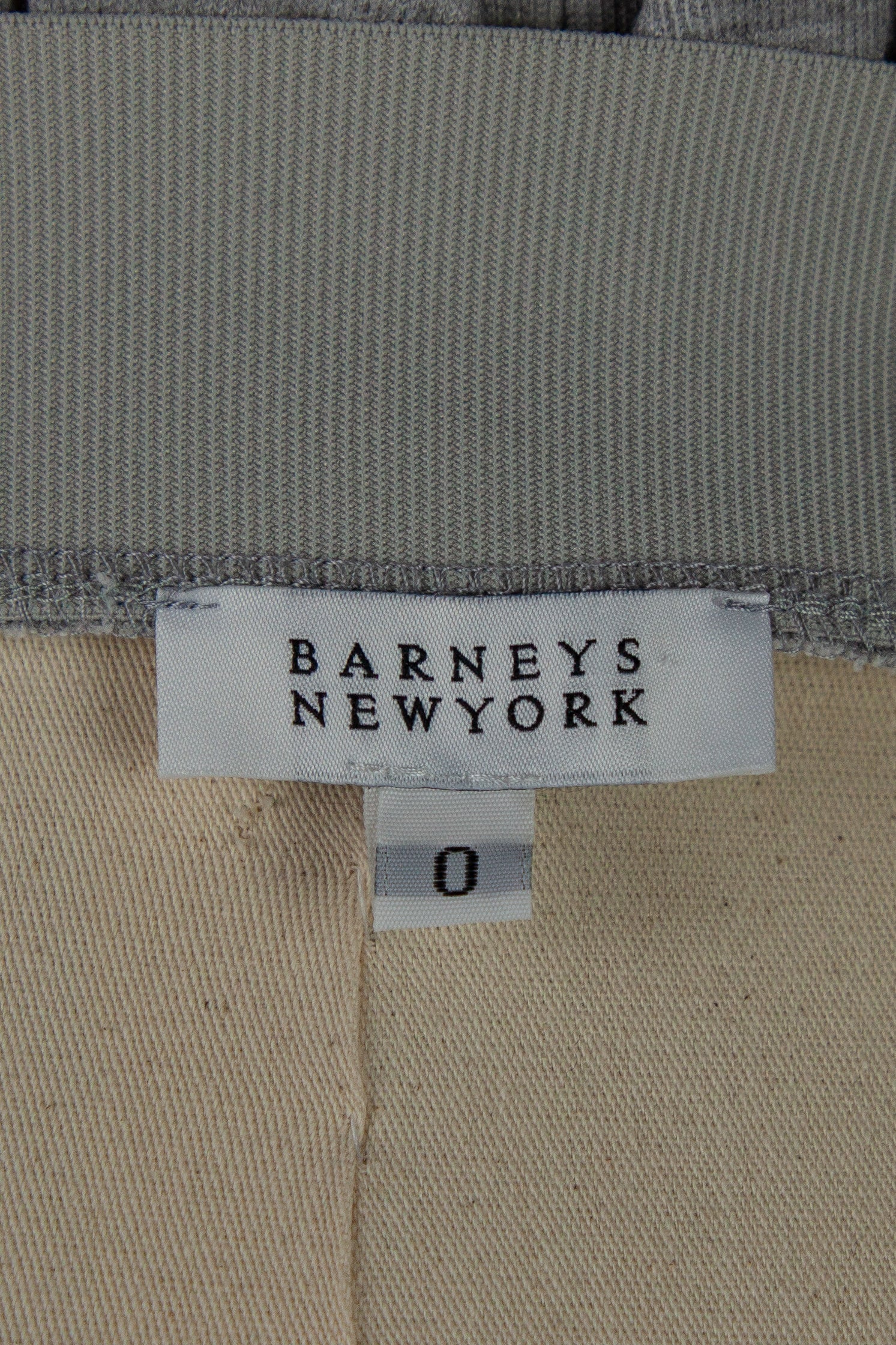 Good Barneys Newyork Gray A-Line Skirt Polyester Size XXS