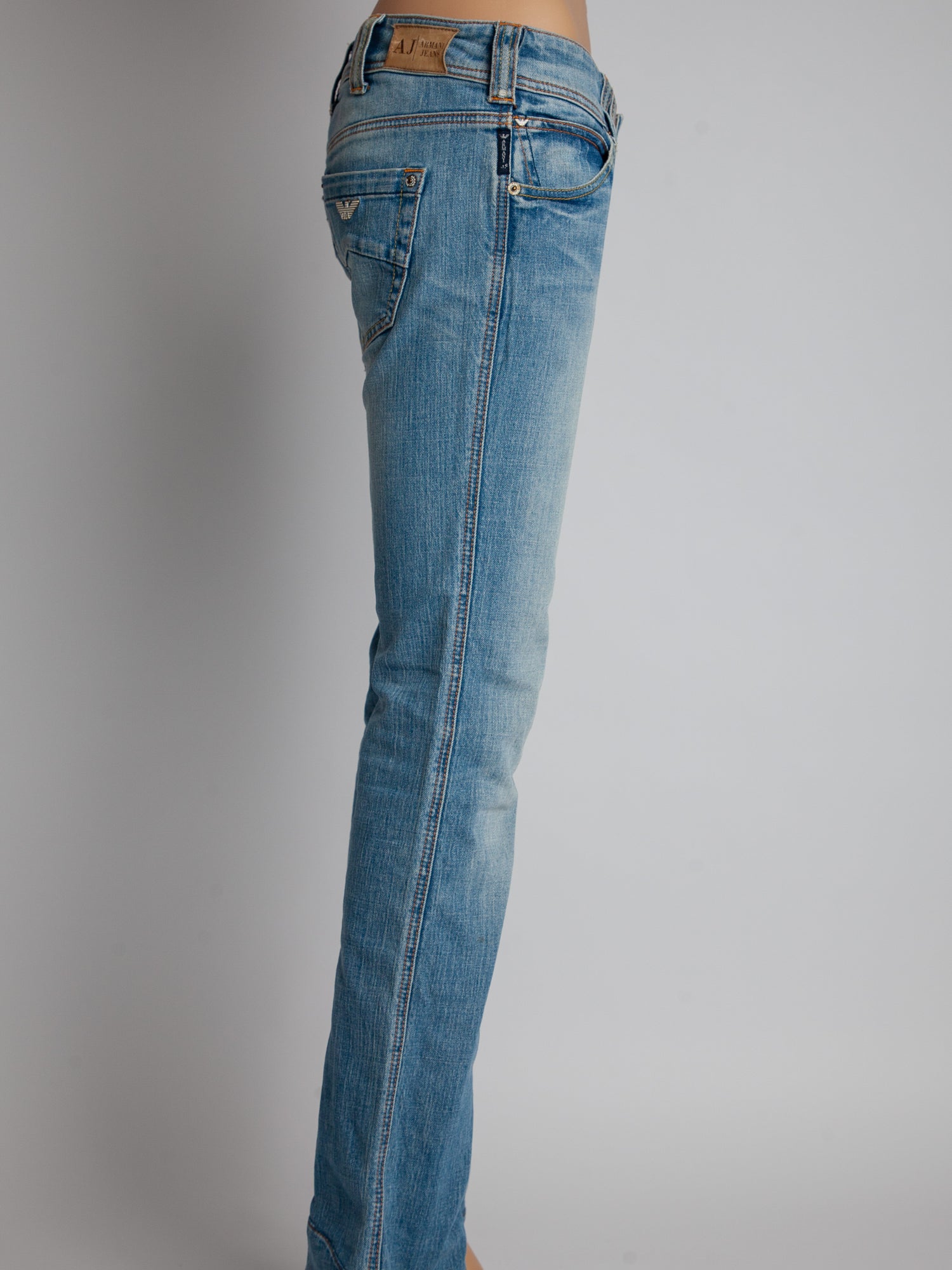 Good Armani Jeans Blue Cotton Size XS Women&