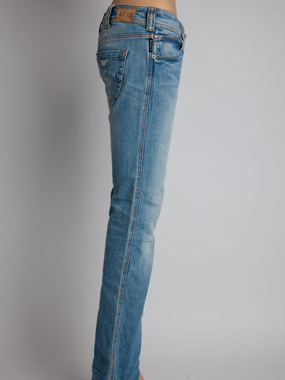 Good Armani Jeans Blue Cotton Size XS Women&