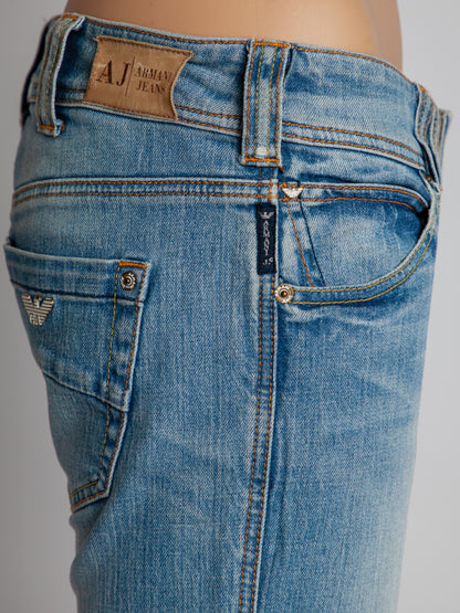 Good Armani Jeans Blue Cotton Size XS Women&