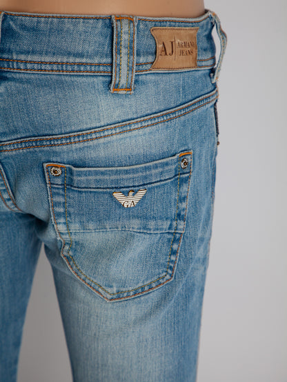 Good Armani Jeans Blue Cotton Size XS Women&