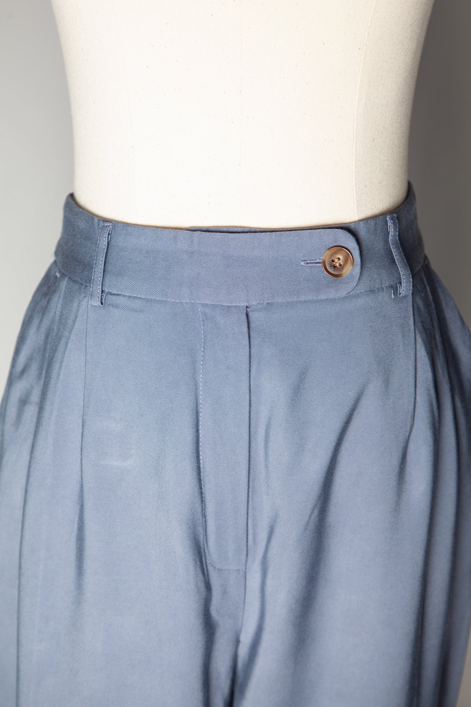 Good Topshop Blue Trousers Size S Tailored Design with Pleats