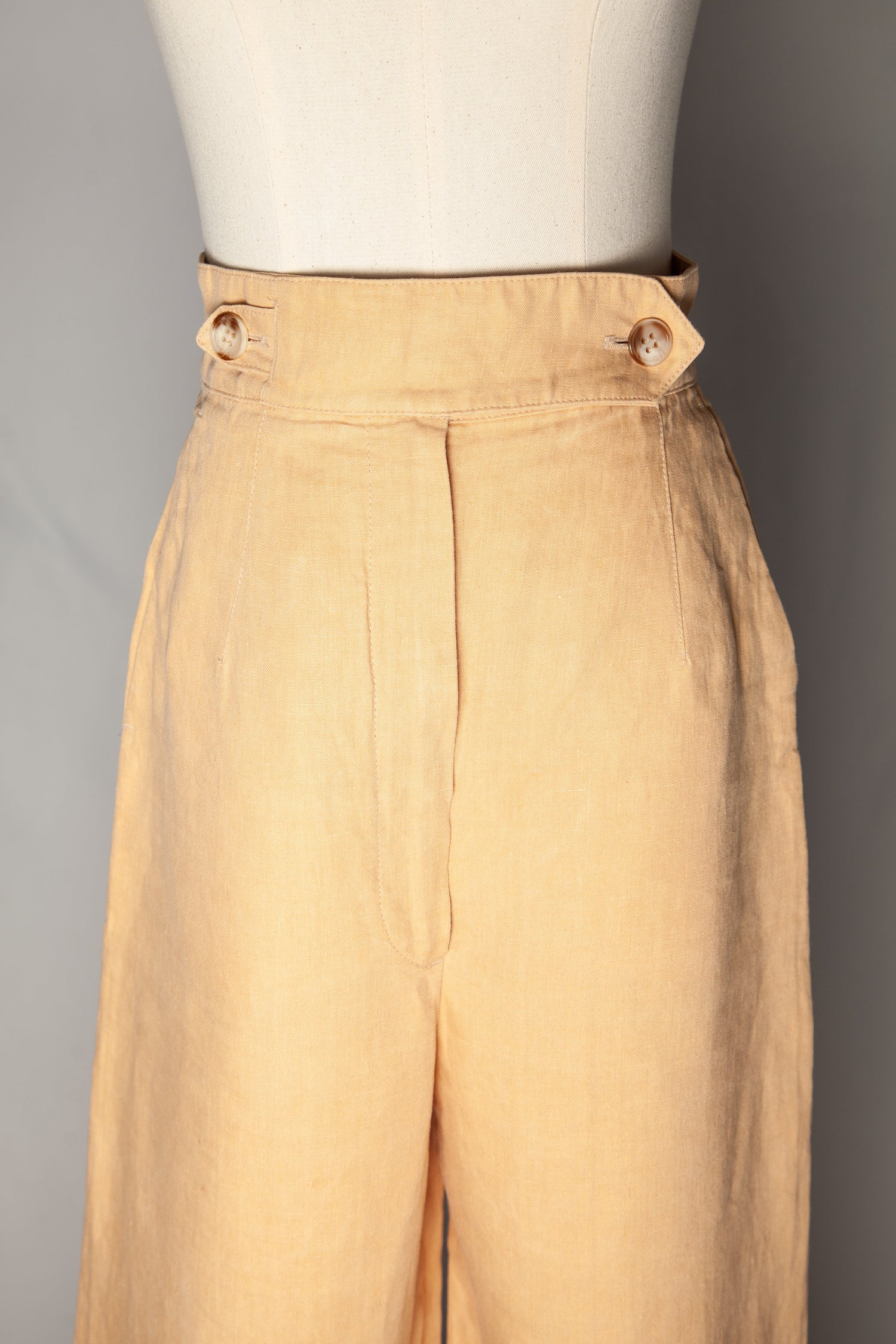 Good Intrend Orange Wide-Leg Trousers Size S for Women