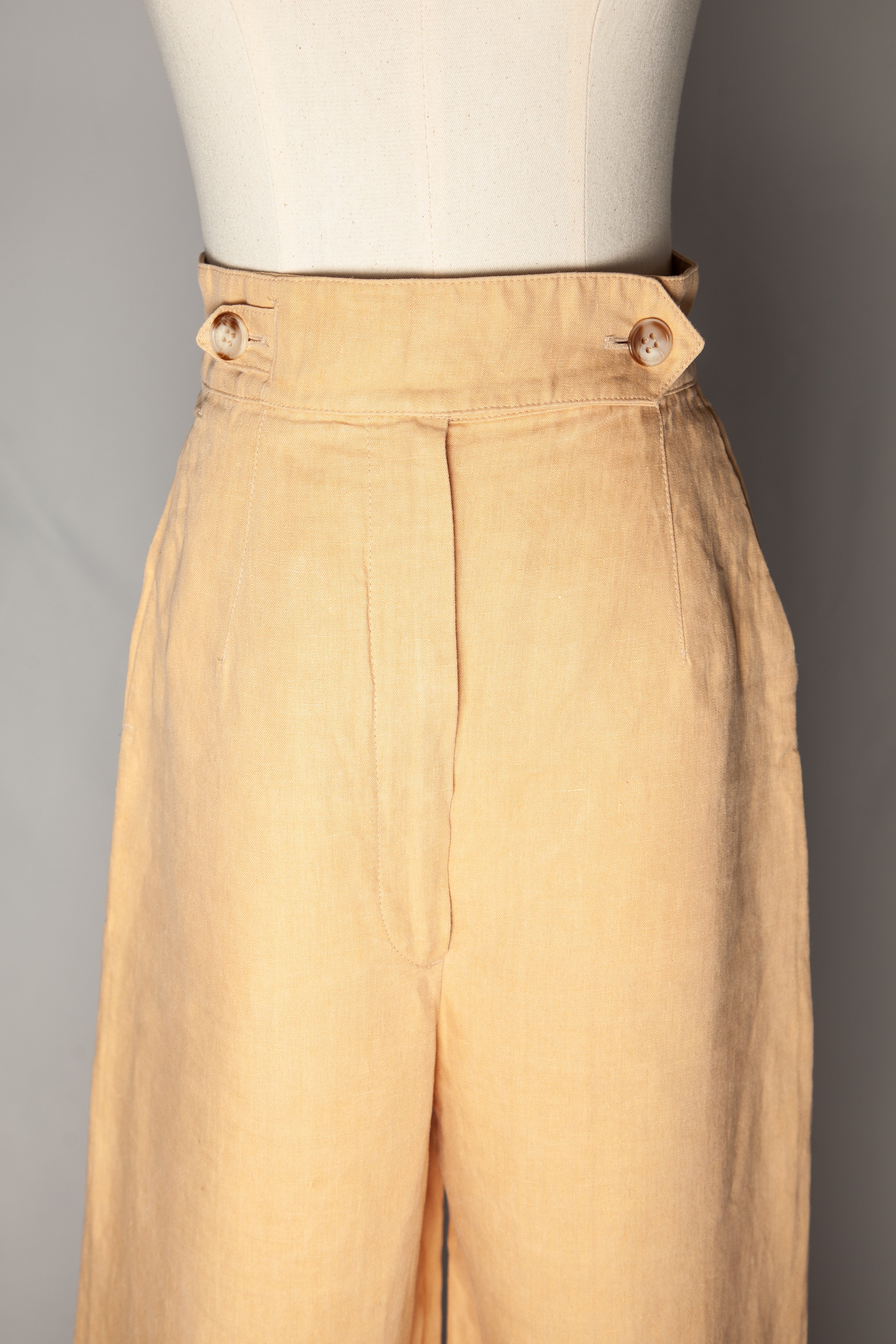 Good Intrend Orange Wide-Leg Trousers Size S for Women