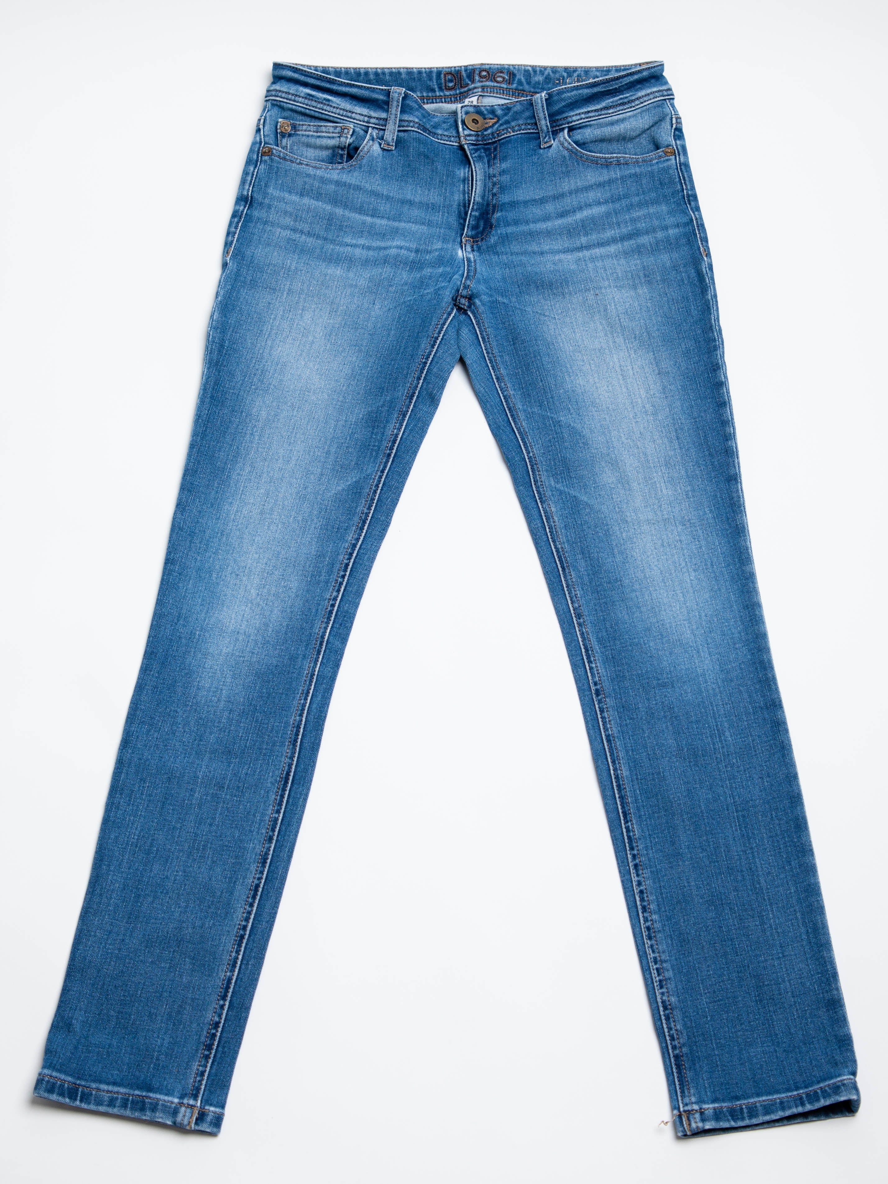 Good Dl1986 Blue Denim Jeans Size XS Cotton Natural