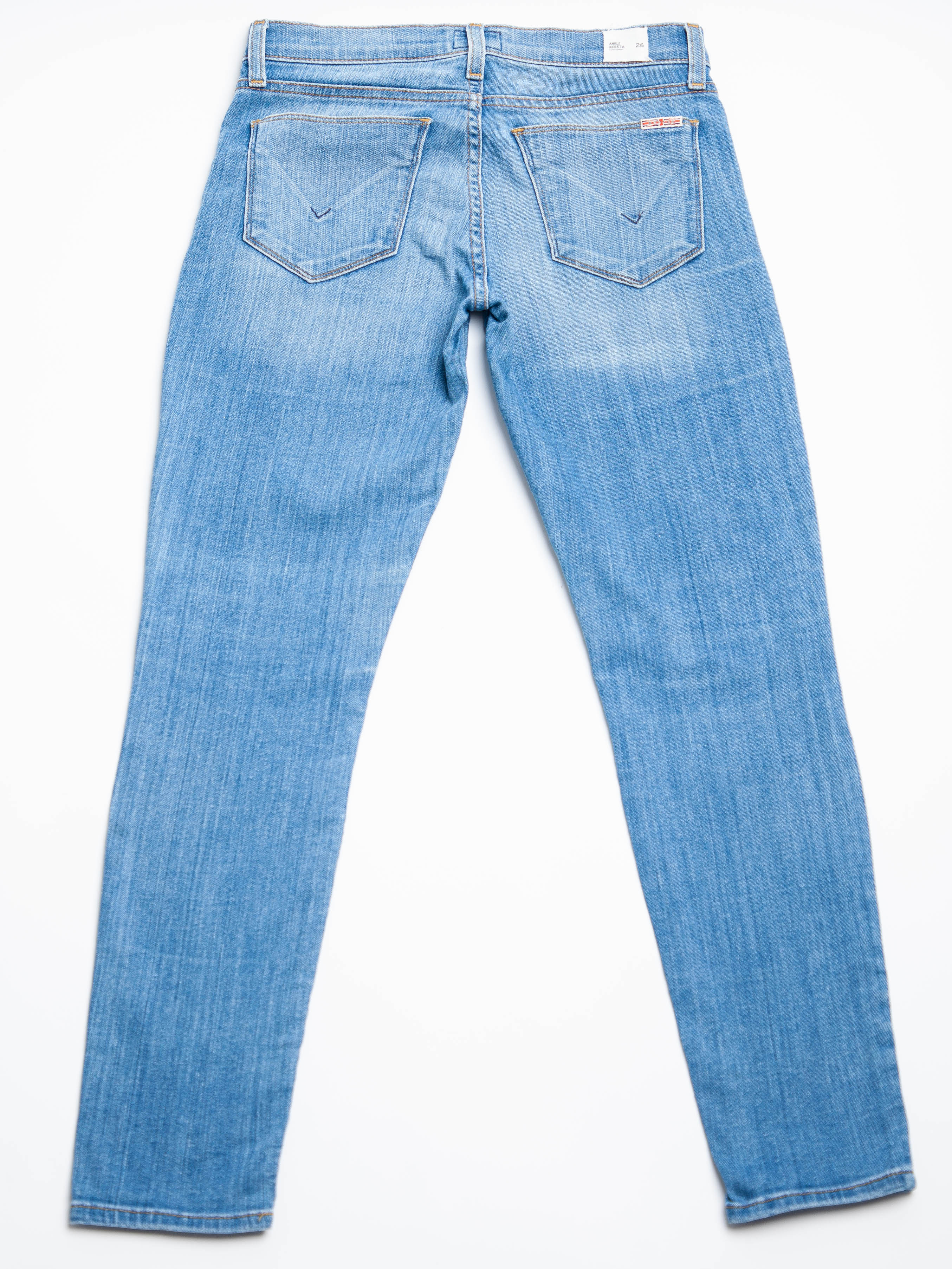 Good Hudson Jeans Blue Distressed Ripped Knee XXS Women