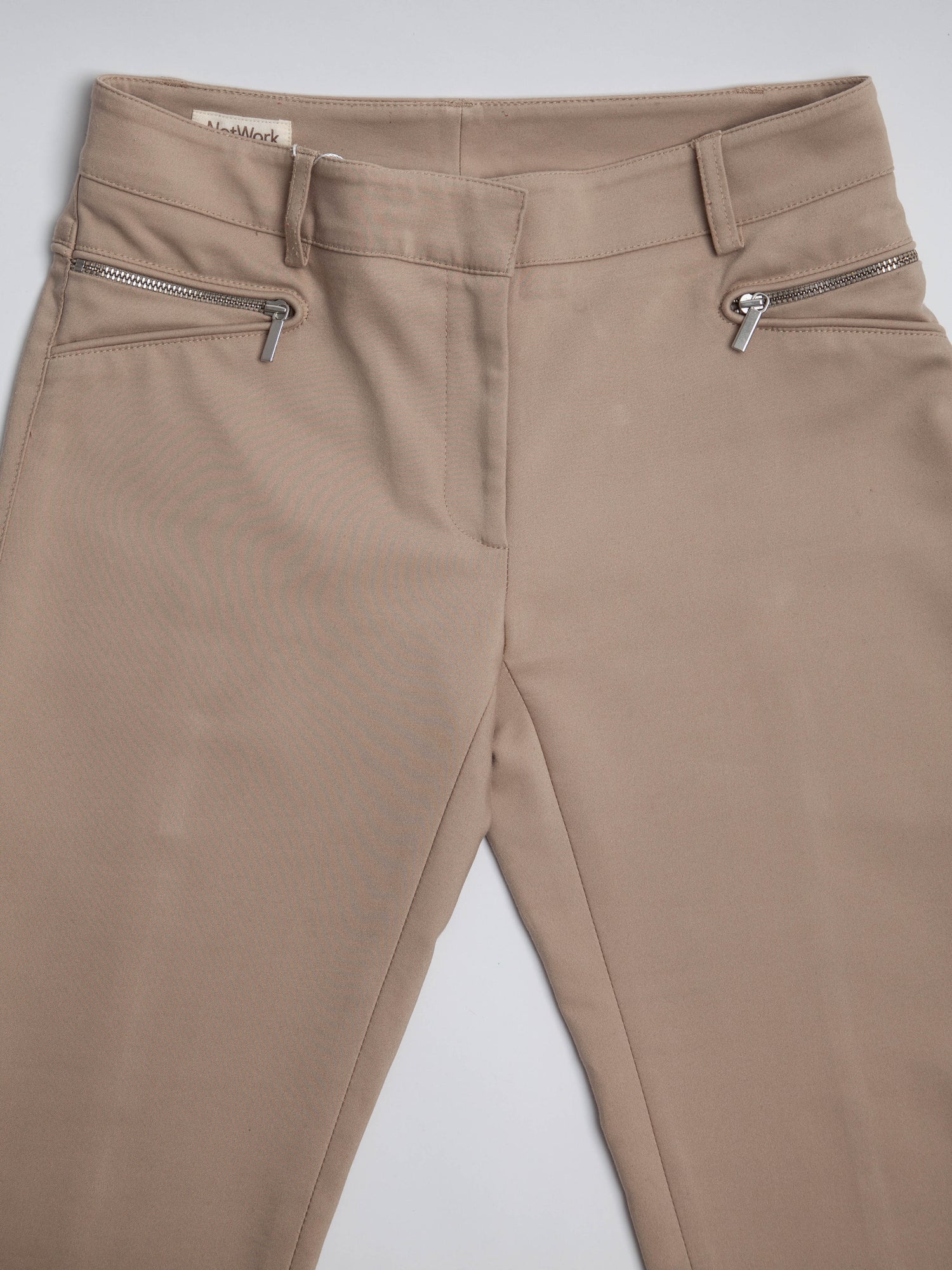 Good Condition NetWork White Acrylic Women’s Pants Size XS