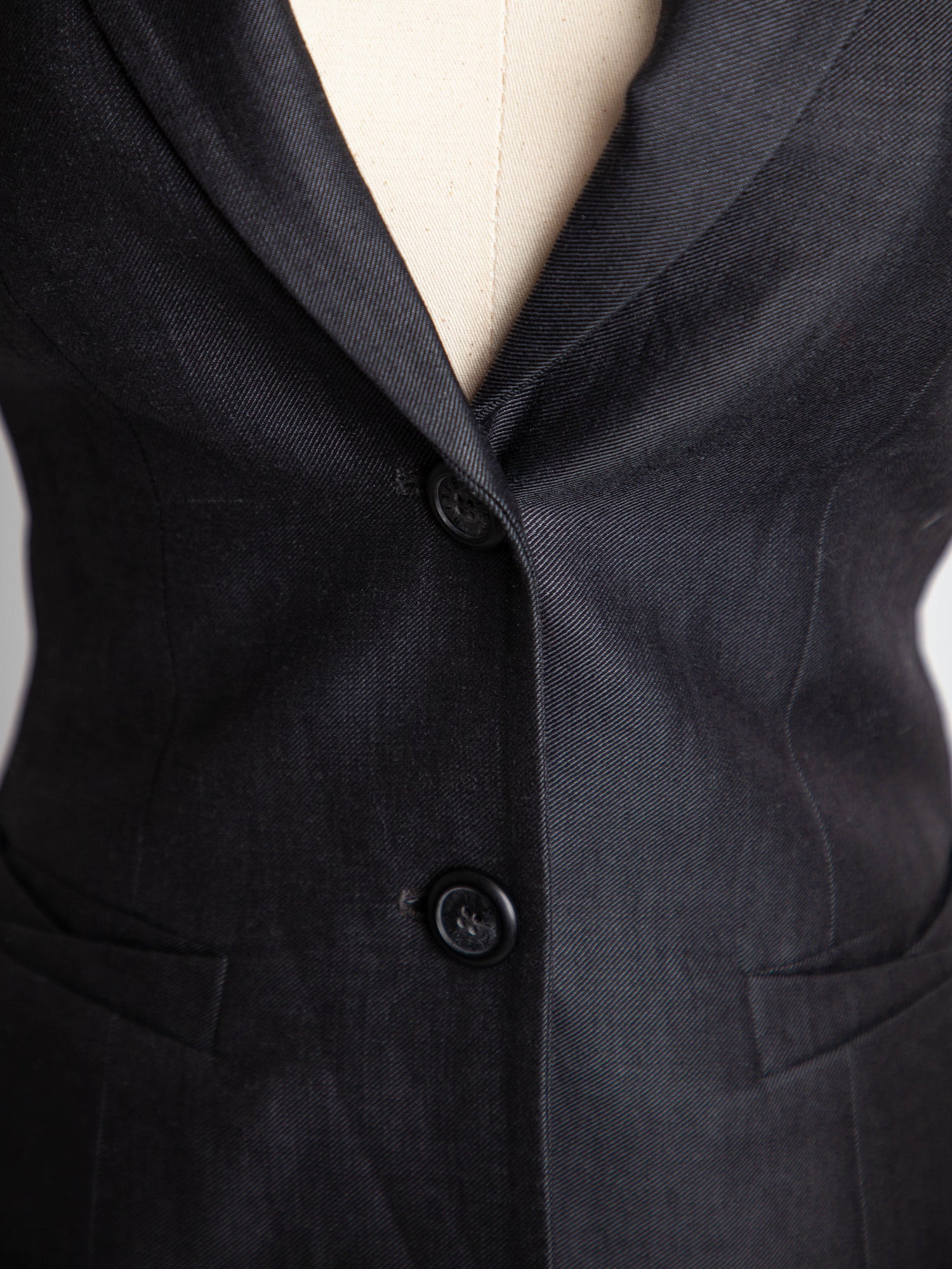 Good Ted Baker Black Sleeveless Two-Piece Outfit Vest &amp; Skirt