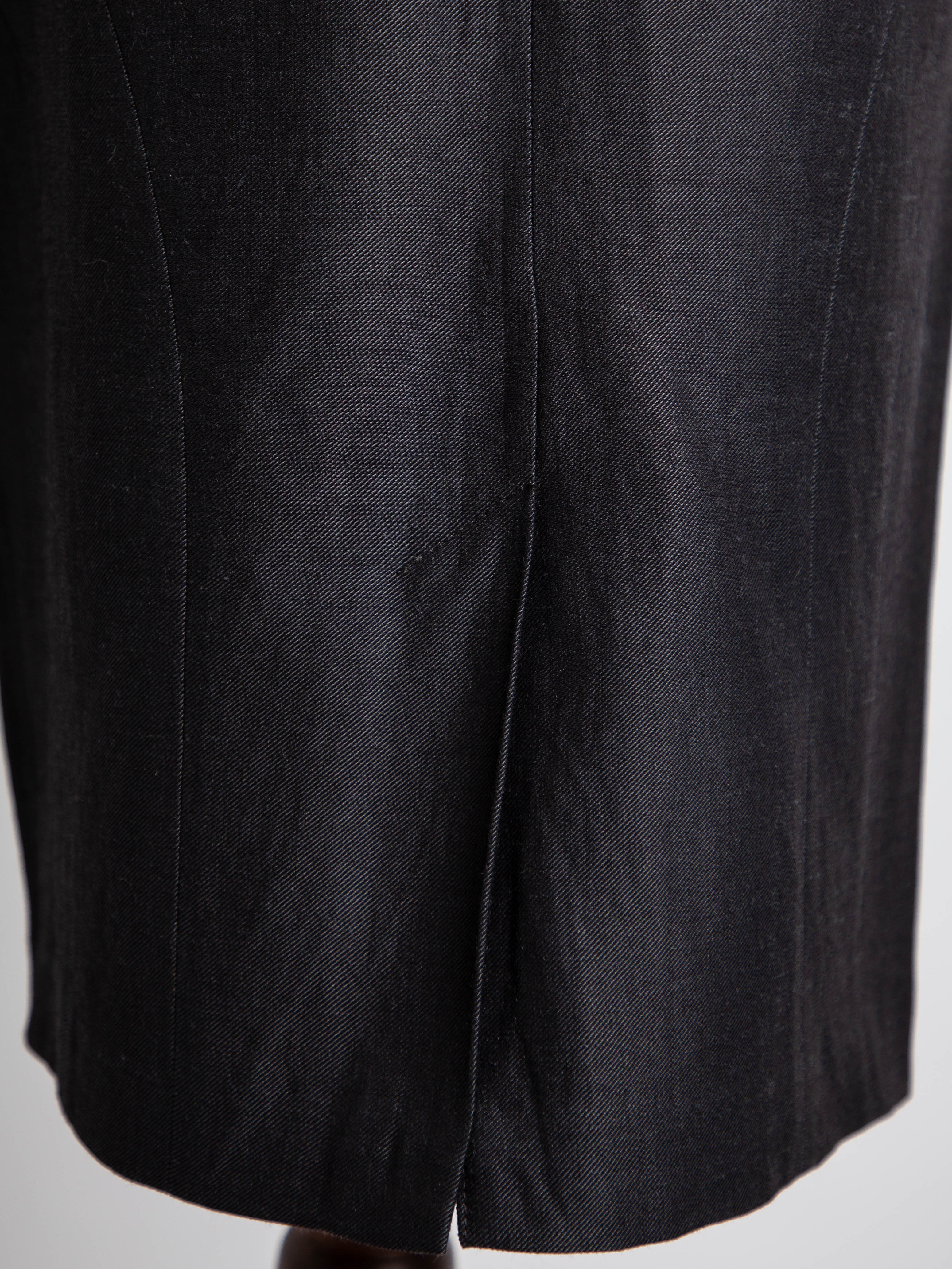 Good Ted Baker Black Sleeveless Two-Piece Outfit Vest &amp; Skirt