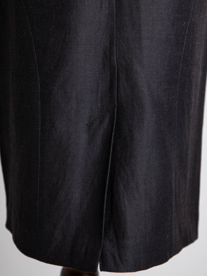 Good Ted Baker Black Sleeveless Two-Piece Outfit Vest &amp; Skirt