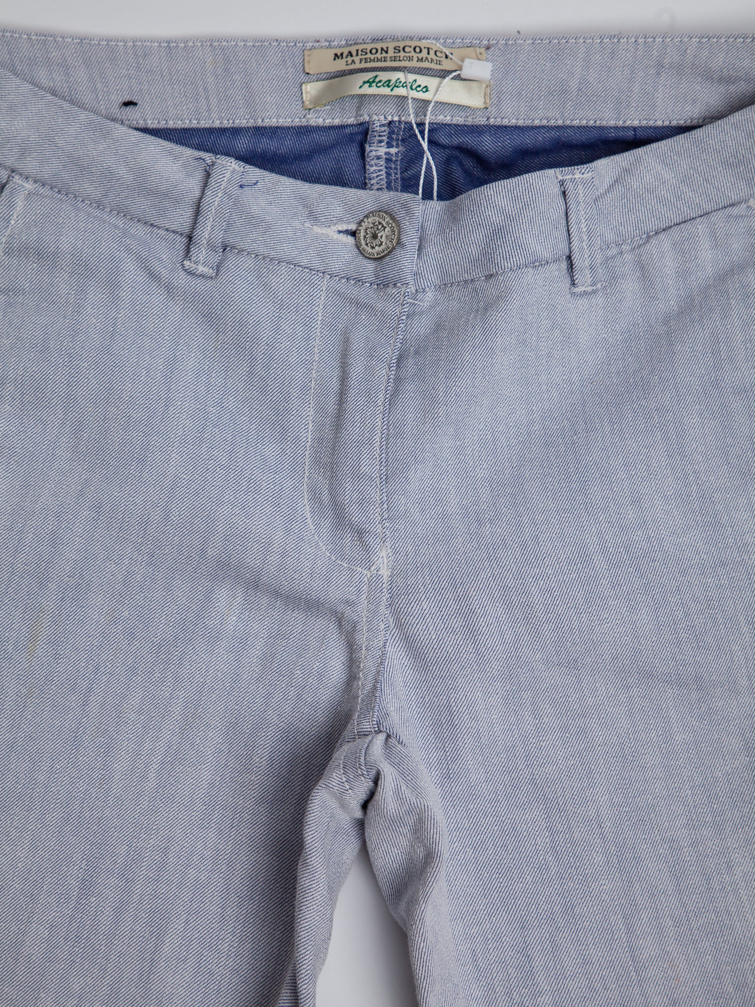 Good Maison Scotch Gray Cotton Pants Size S for Women