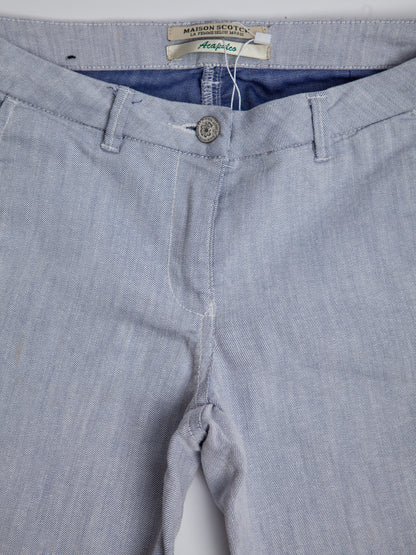 Good Maison Scotch Gray Cotton Pants Size S for Women