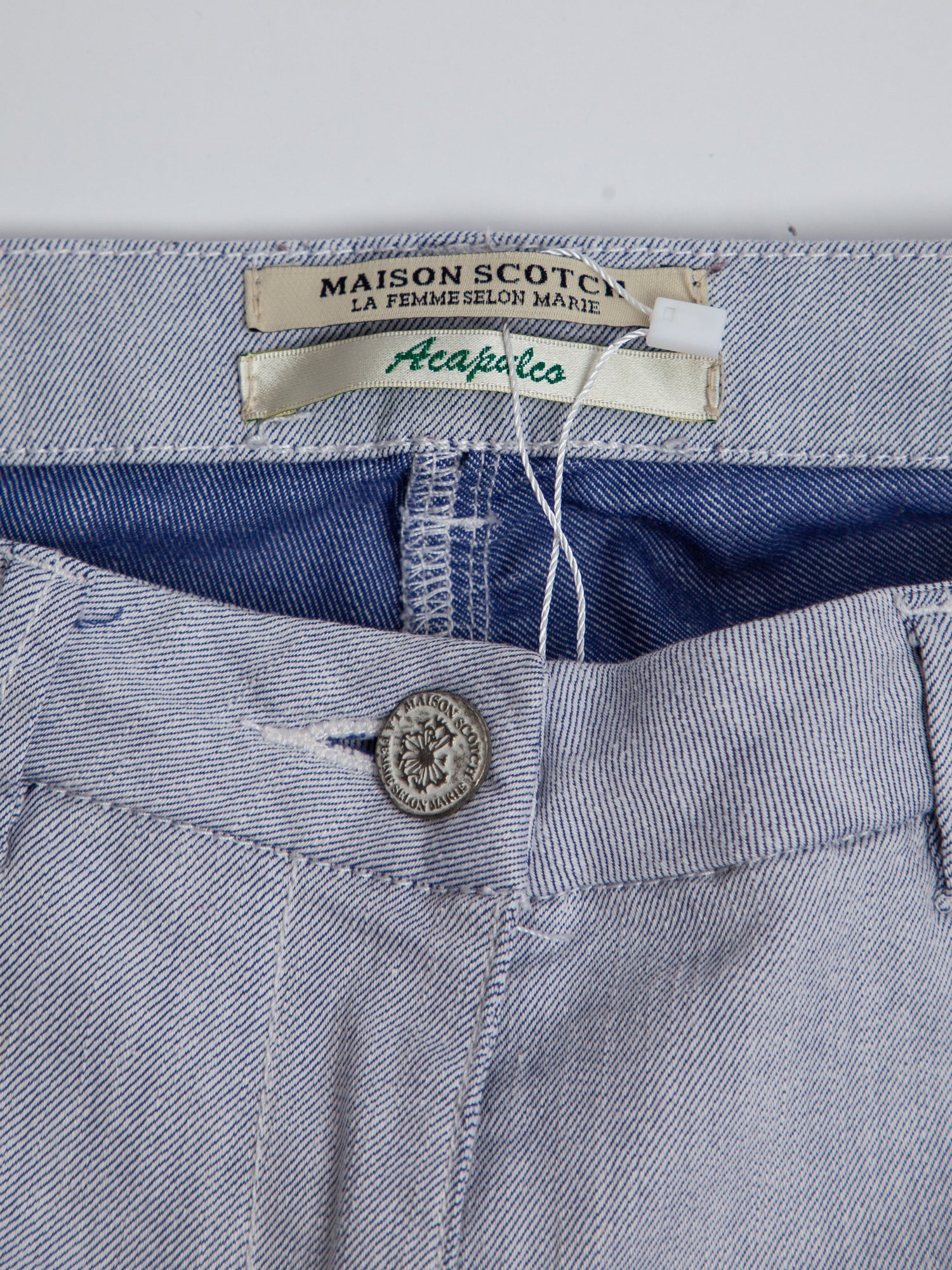 Good Maison Scotch Gray Cotton Pants Size S for Women