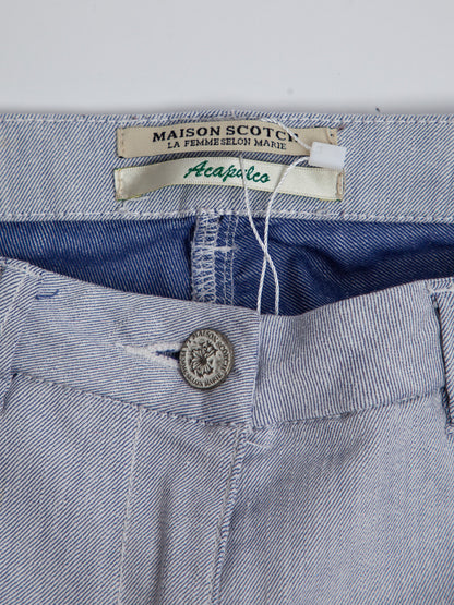 Good Maison Scotch Gray Cotton Pants Size S for Women