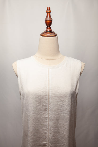 Violet + Claire White Sleeveless Blouse Polyester Size Optional