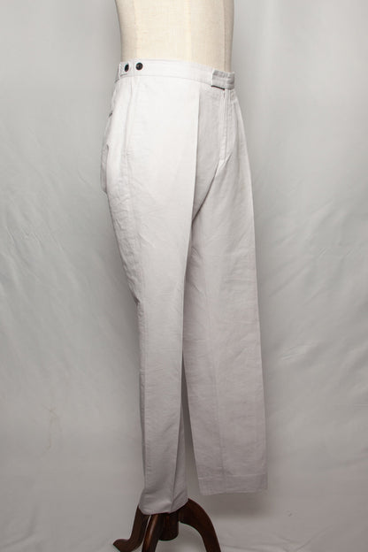 Good Reiss White Cotton Trousers Size L for Men