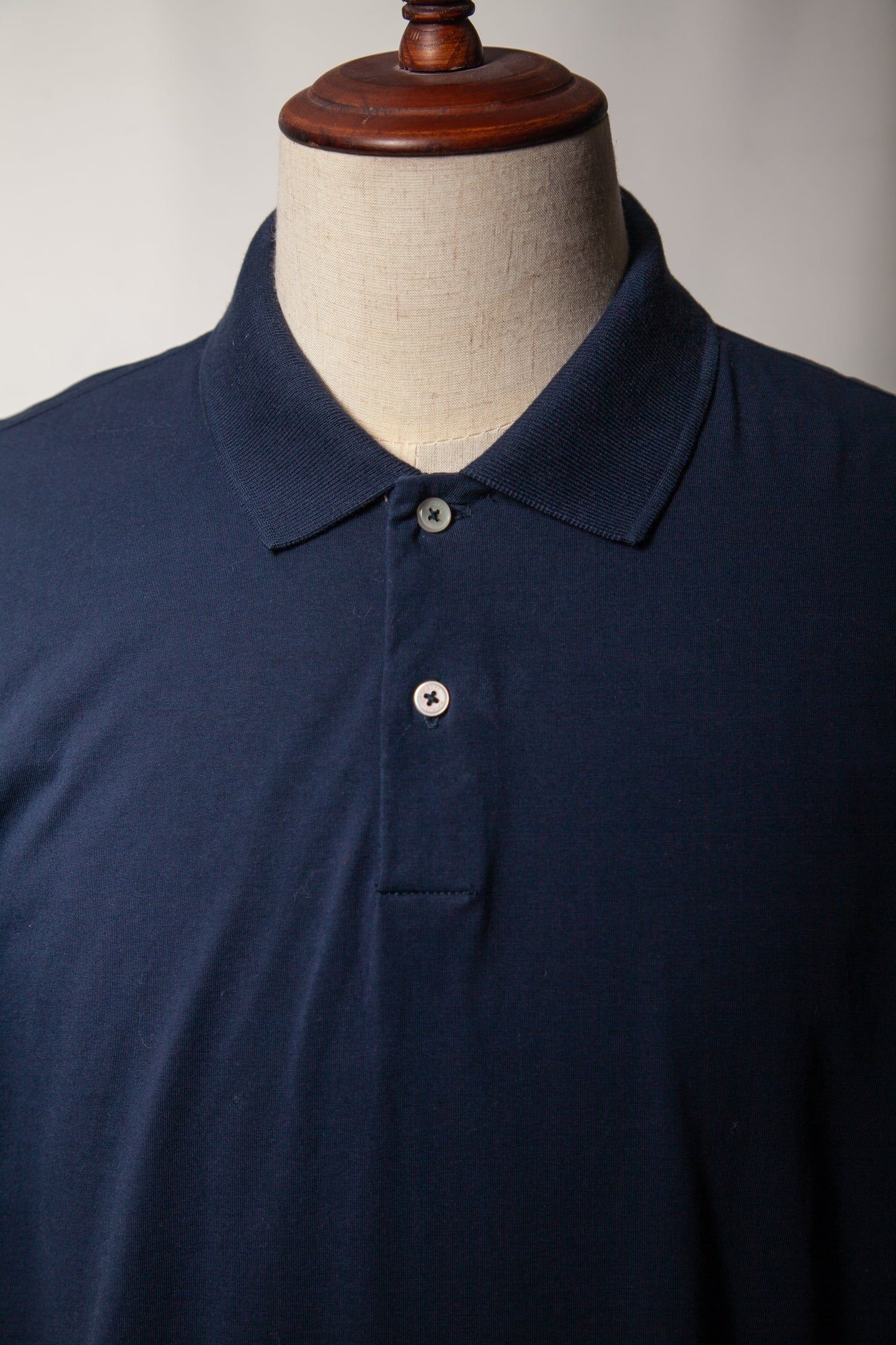 Good Kirkland Blue Cotton Polo Shirt XL Slim Fit Men