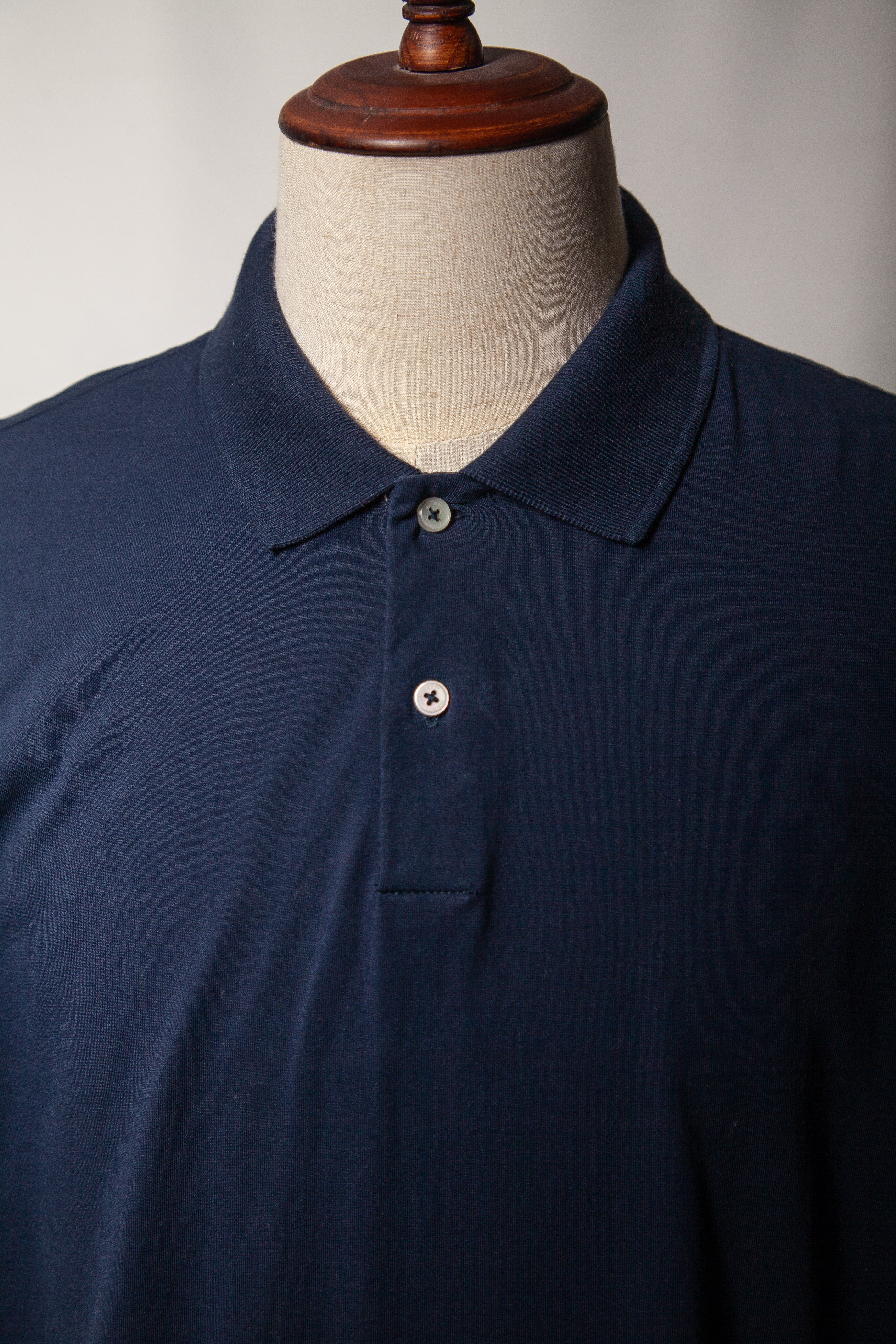 Good Kirkland Blue Cotton Polo Shirt XL Slim Fit Men