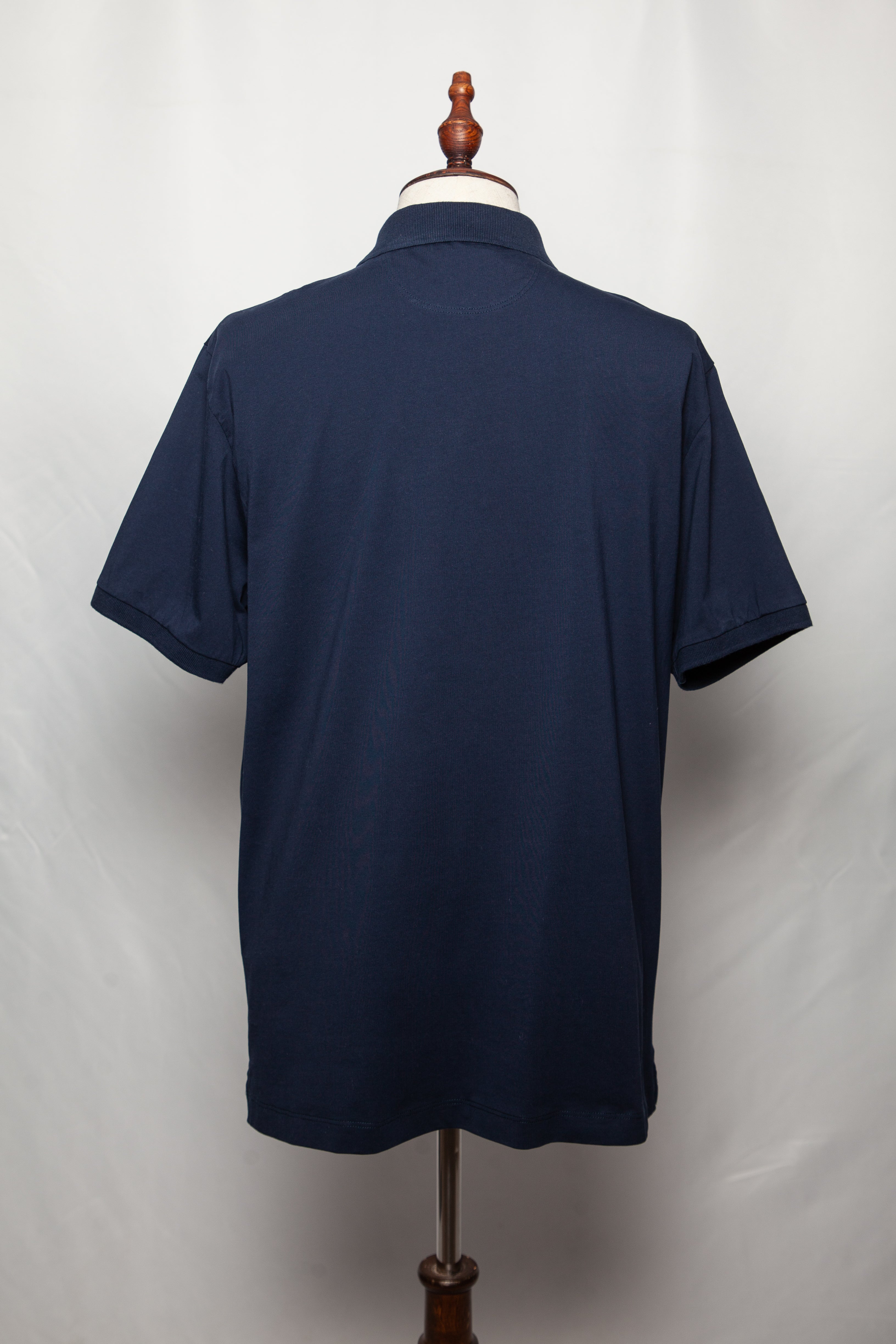 Good Kirkland Blue Cotton Polo Shirt XL Slim Fit Men