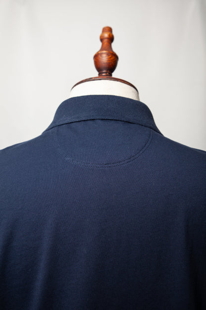 Good Kirkland Blue Cotton Polo Shirt XL Slim Fit Men