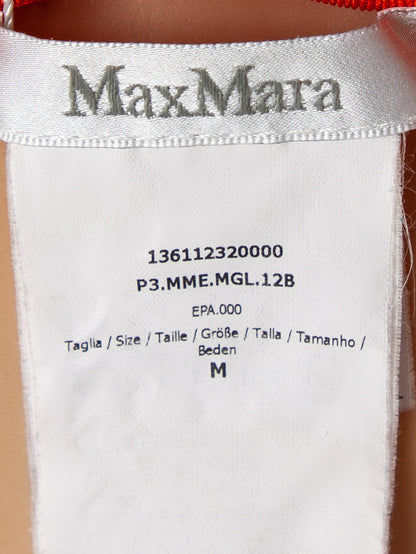 Max Mara Orange Viscose Top Size M - Good Condition