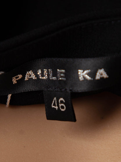 Good Paule KA Black Silk Dress Size XL with Open Back &amp; Bow Detail