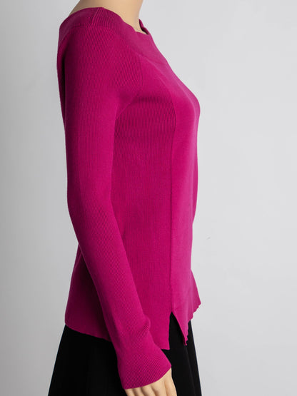 Good Armani Jeans Pink Wool Sweater Long Sleeve Size XXS