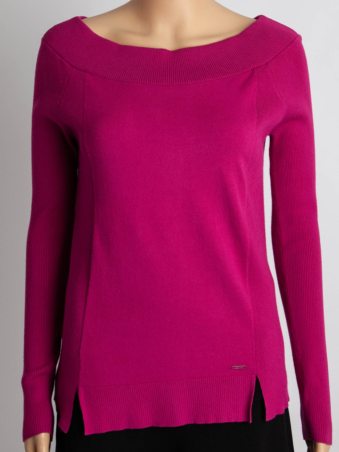 Good Armani Jeans Pink Wool Sweater Long Sleeve Size XXS