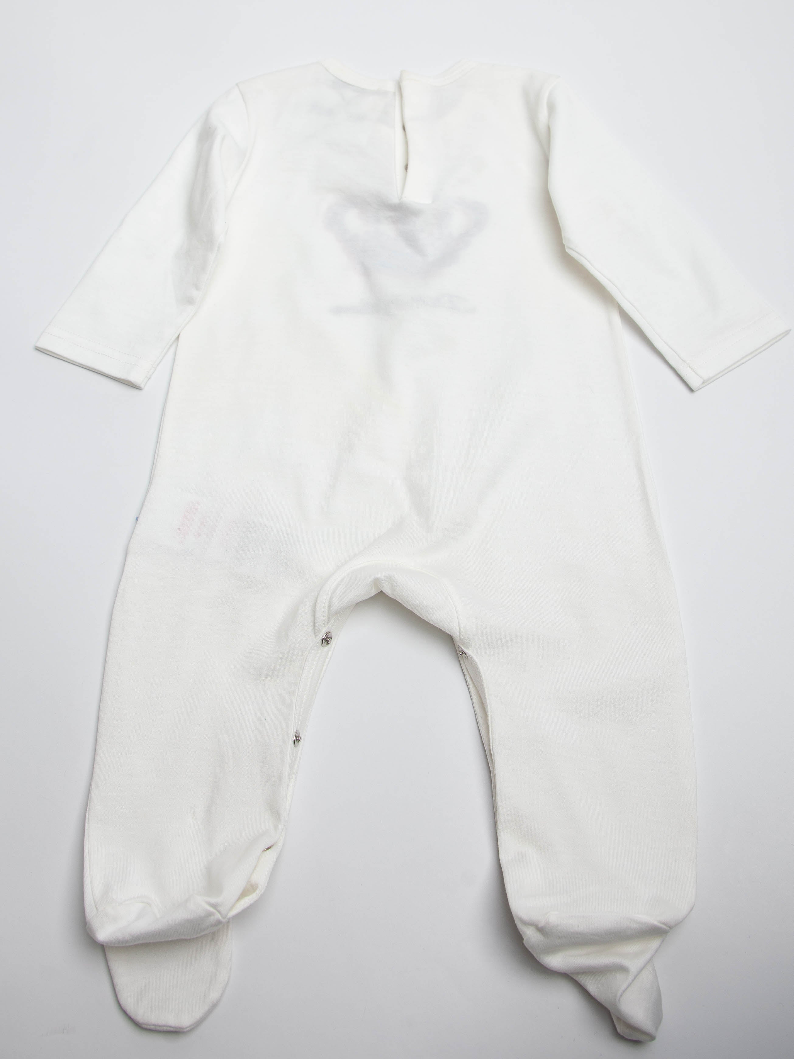 Good Dolce Gabbana White Cotton Baby Onesie Size 3 Months