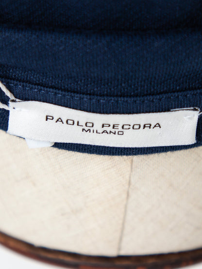 Good Paolo Pecora Blue Cotton Sweatshirt Size XL Men