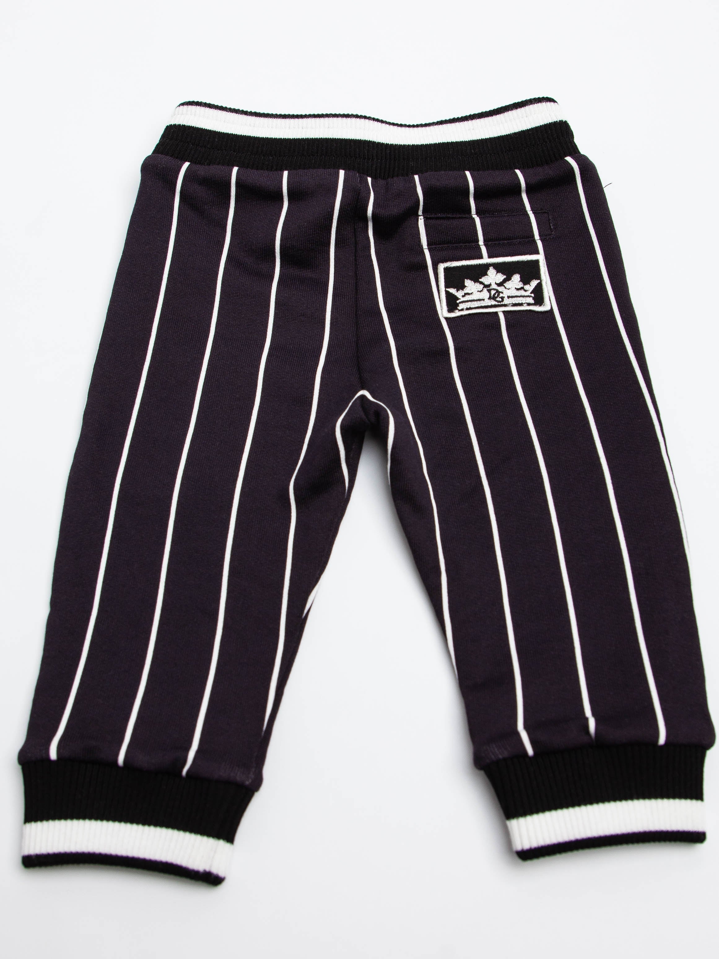 Excellent Dolce Gabbana Black Cotton Kids Outfit Size 9 Months