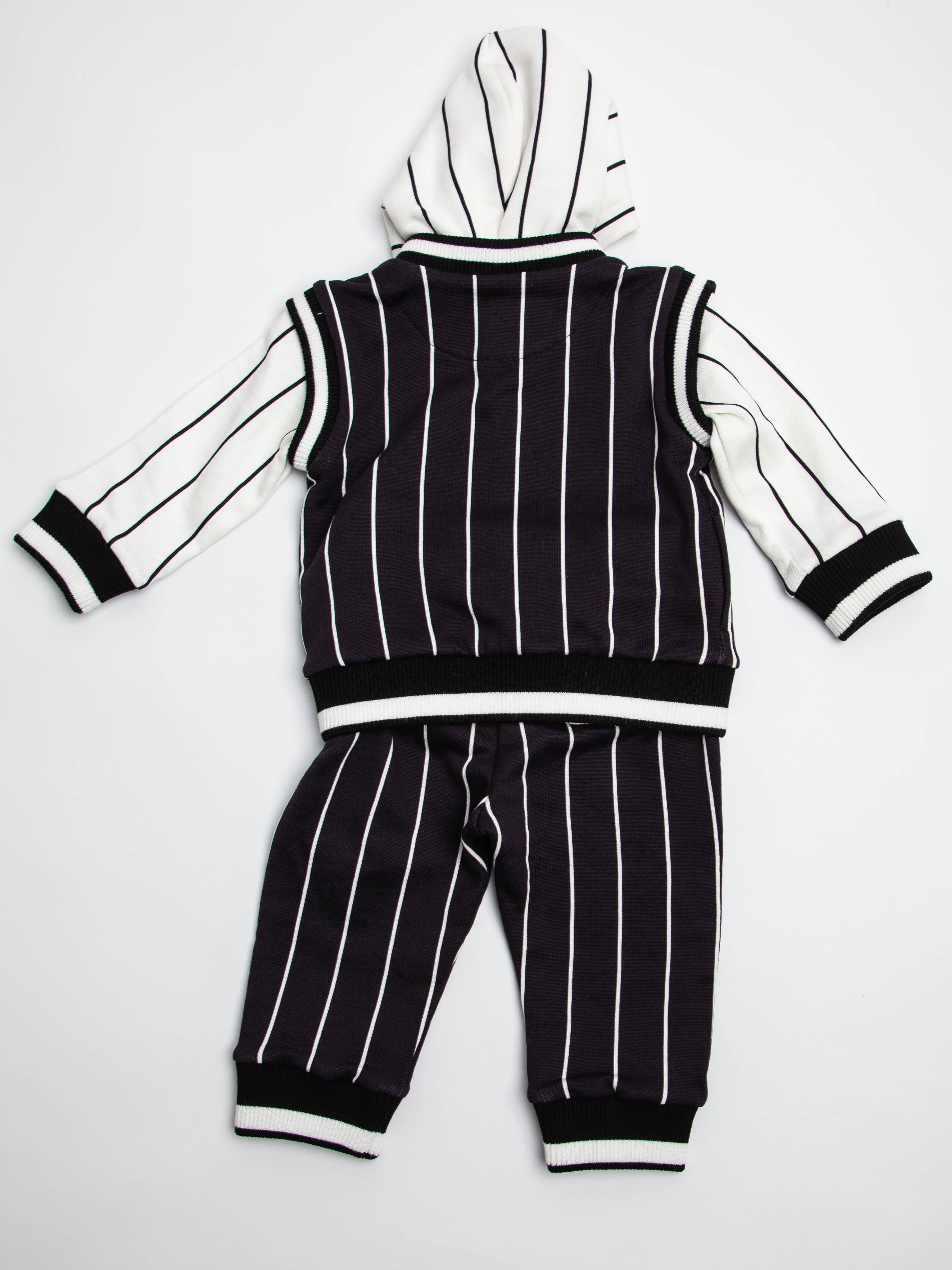 Excellent Dolce Gabbana Black Cotton Kids Outfit Size 9 Months