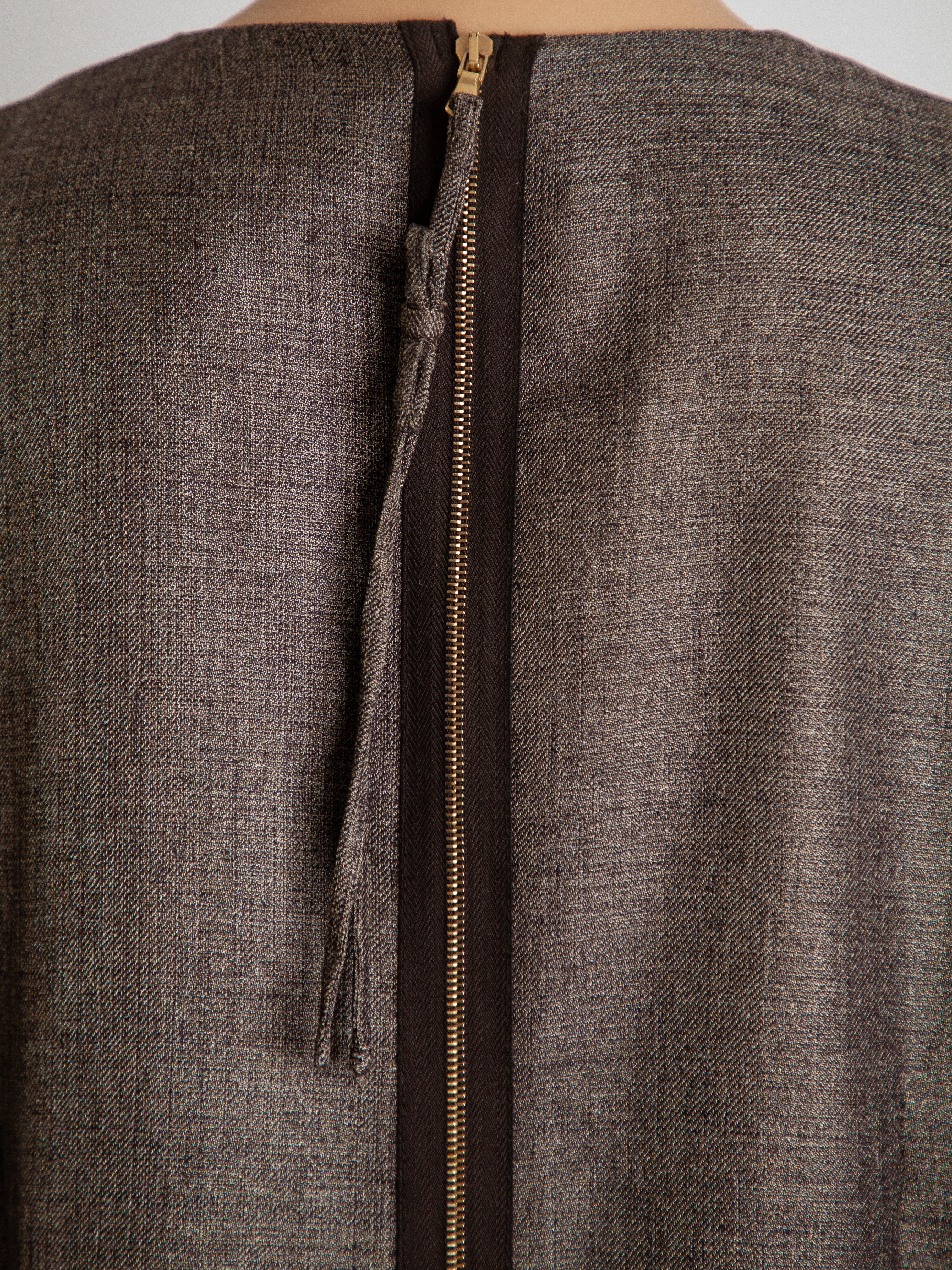 Good Schumacher Orange Polyester Dress Size L with Decorative Design