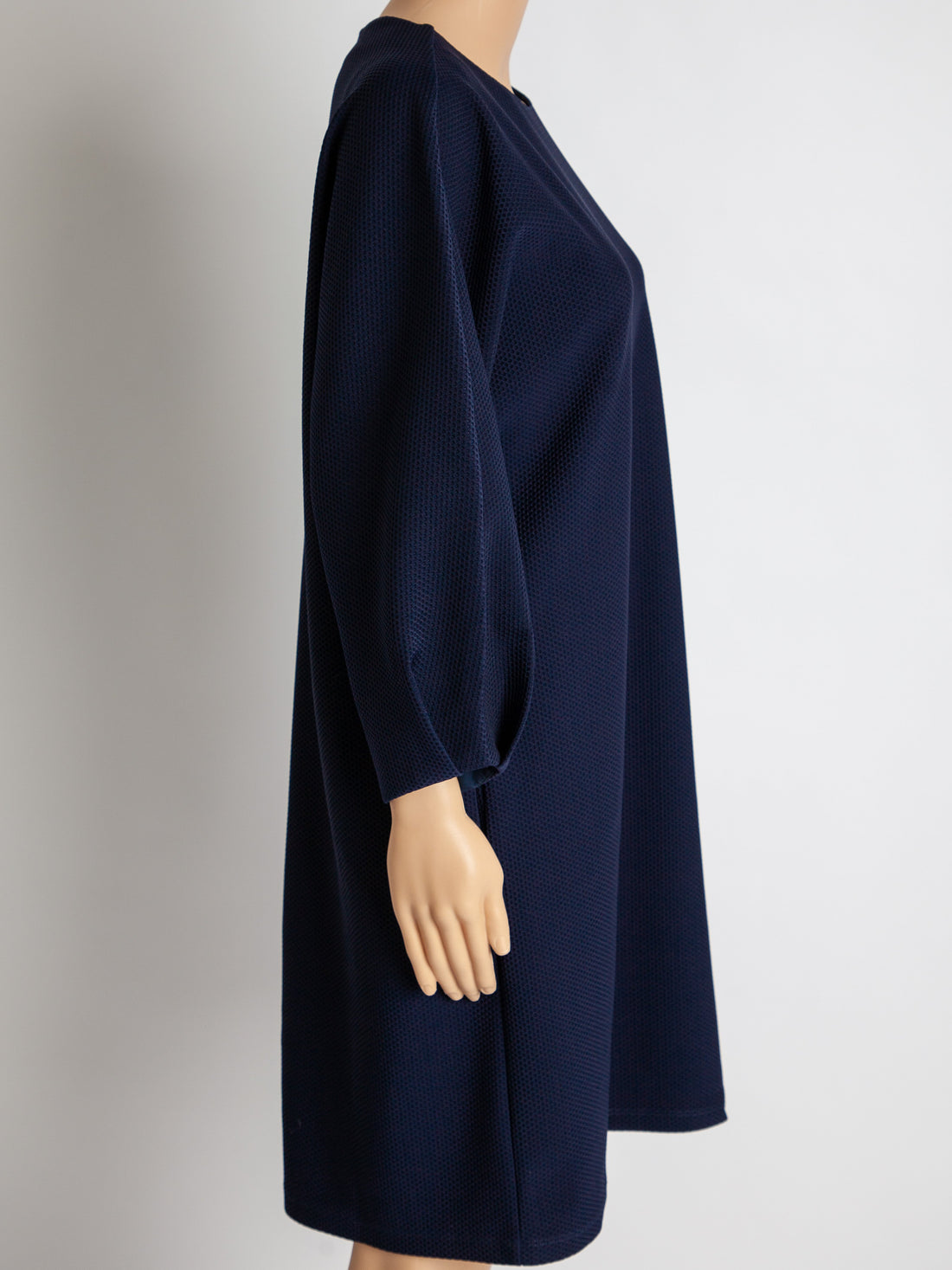 Excellent Marella Long Sleeve Blue Polyester Dress Size N/A