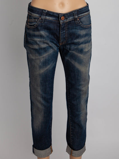 Average Condition Alexander McQueen Blue Cotton Denim Jeans M