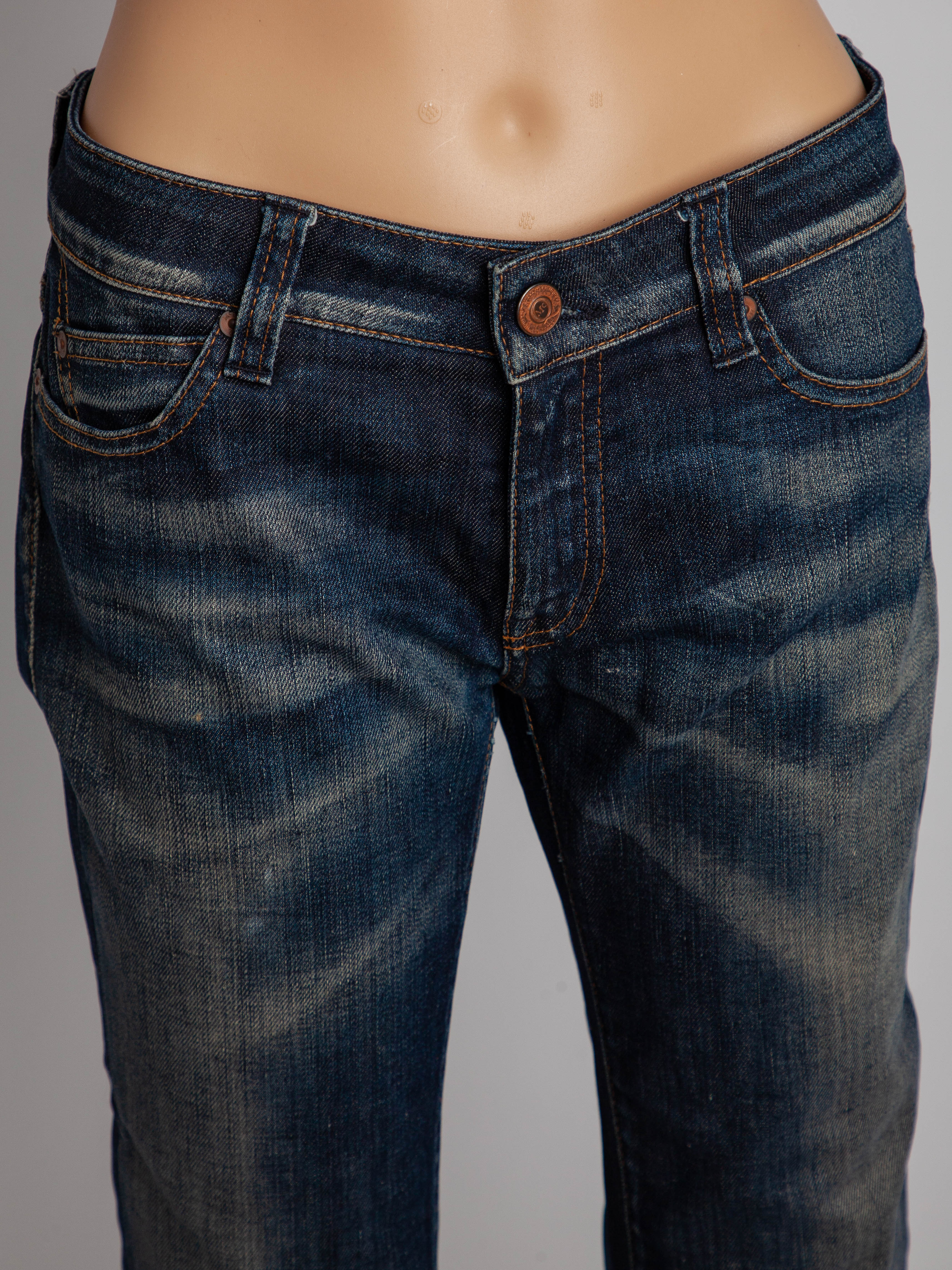 Average Condition Alexander McQueen Blue Cotton Denim Jeans M