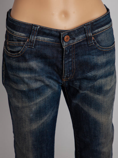 Average Condition Alexander McQueen Blue Cotton Denim Jeans M