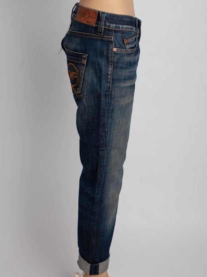 Average Condition Alexander McQueen Blue Cotton Denim Jeans M