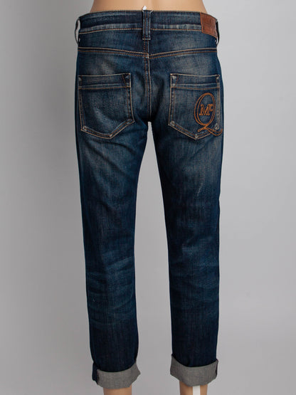 Average Condition Alexander McQueen Blue Cotton Denim Jeans M