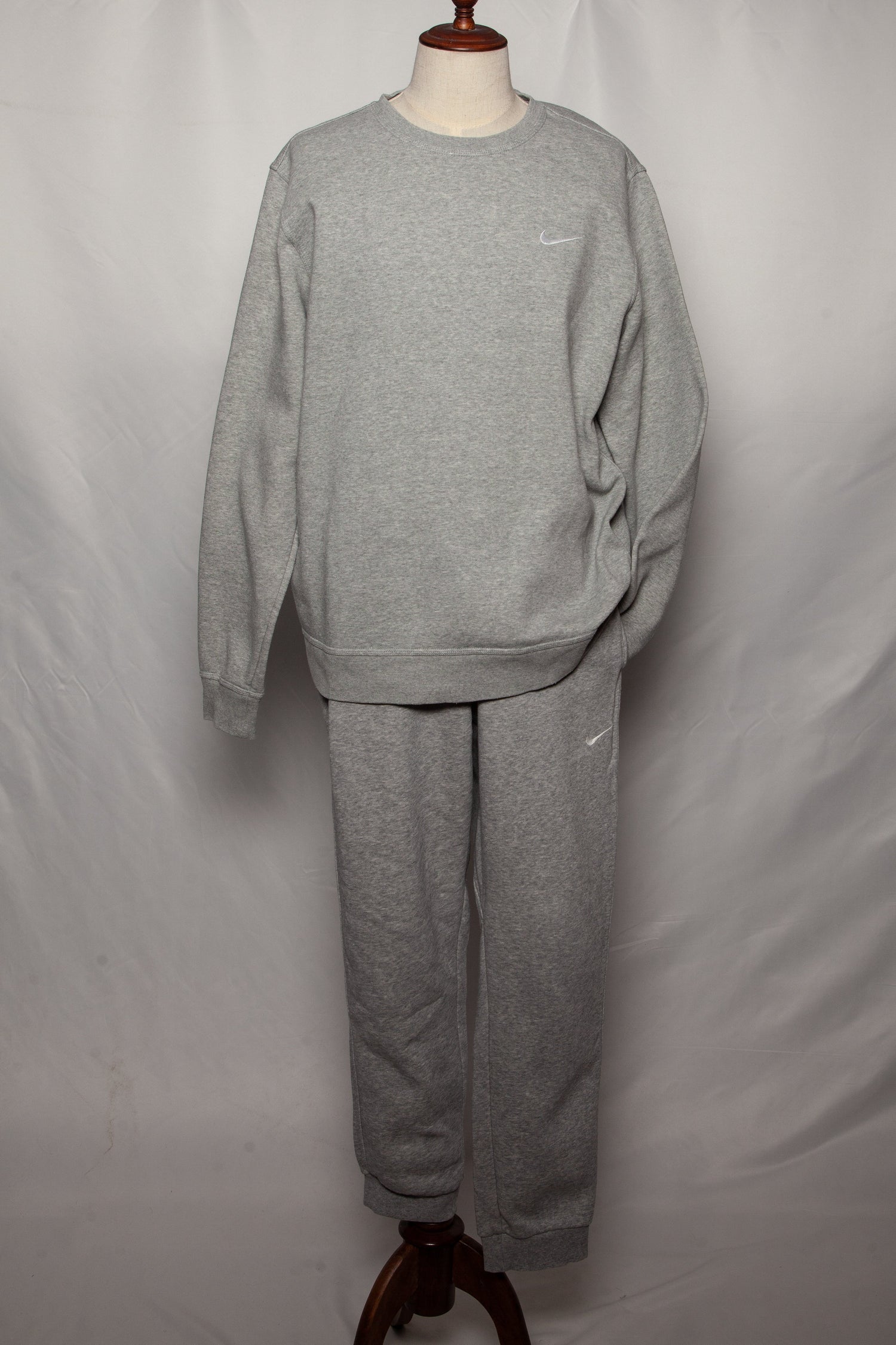 Excellent Nike Gray Tracksuit Cotton Natural XL Men