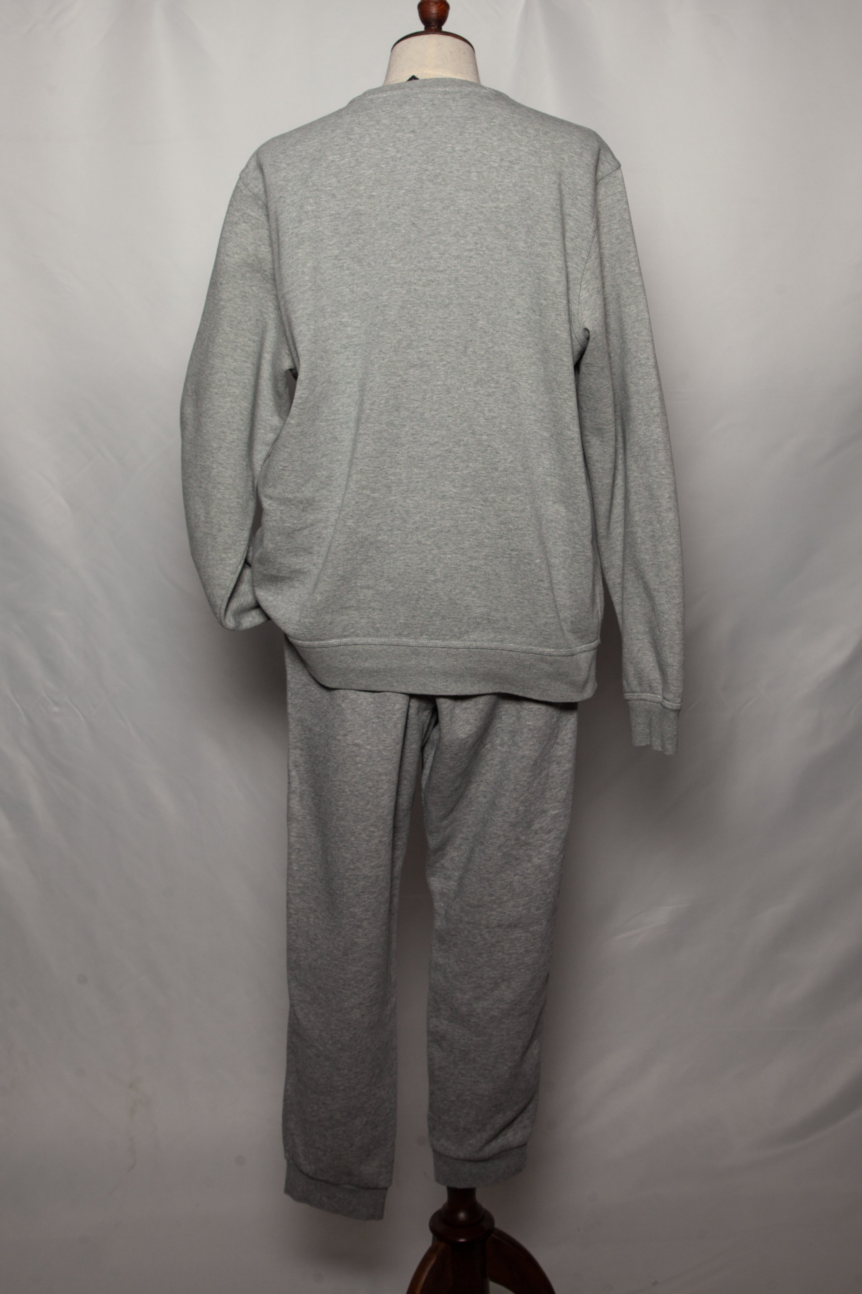 Excellent Nike Gray Tracksuit Cotton Natural XL Men