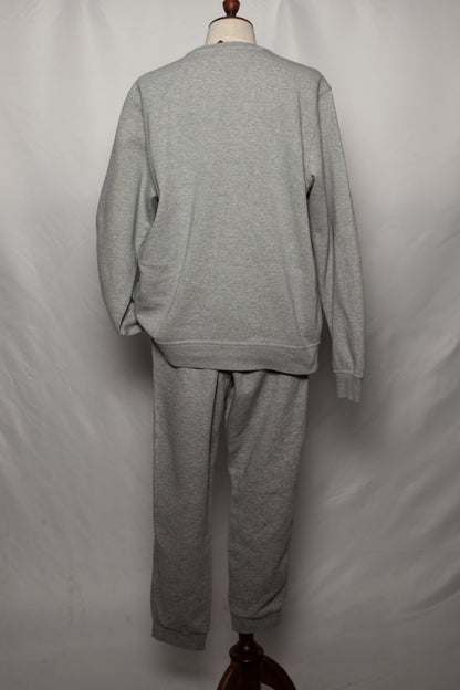 Excellent Nike Gray Tracksuit Cotton Natural XL Men