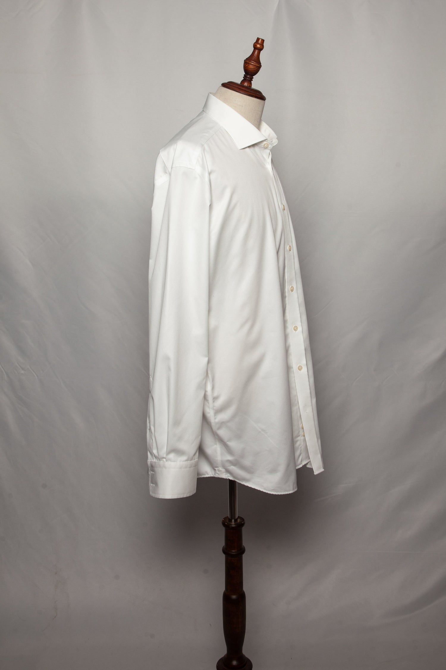 Good Hawes &amp; Curtis White Cotton Dress Shirt Size XL for Men